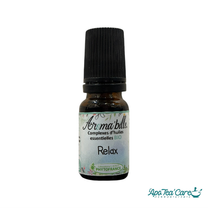 Complexe HE Relax Aromabille bio 10ml PhytoFrance – roll-on anti-stress et détente – L'ApoTea'Care