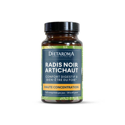 Concentré Intégral de Plantes Radis Noir Artichaud 60 comprimés Dietaroma
