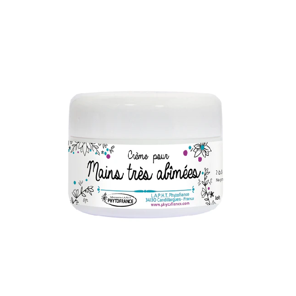 Crème Réparatrice pour Mains très Abîmées Bio