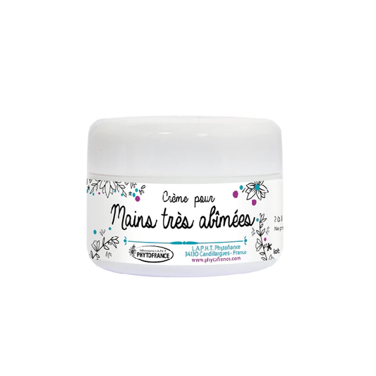 Crème Réparatrice pour Mains très Abîmées Bio