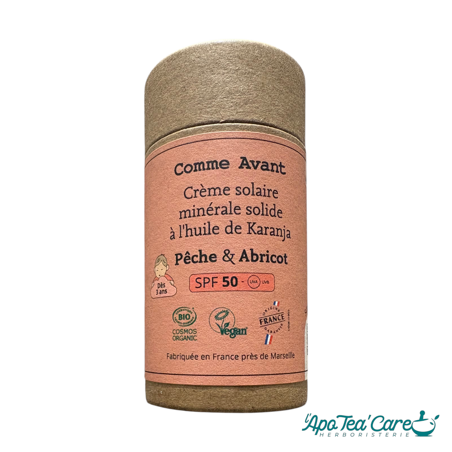 Crème Solaire Minérale SPF50 Comme Avant