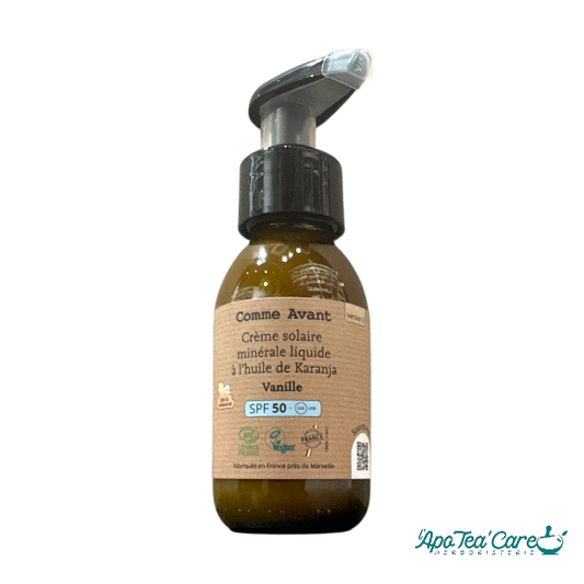 Crème Solaire liquide minérale SPF50