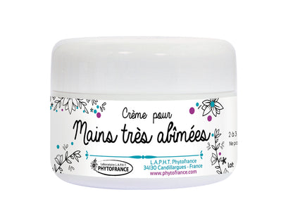 Crème Réparatrice pour Mains très Abîmées Bio
