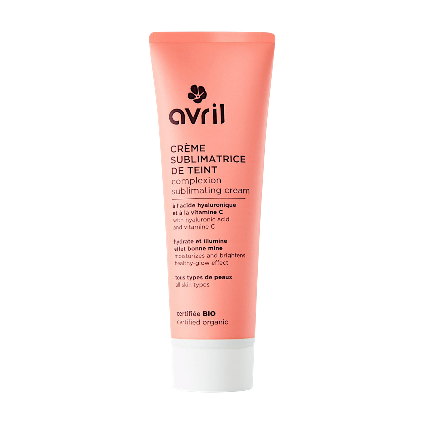 Crème sublimatrice de teint 50ml Avril Cosmétiques Bio