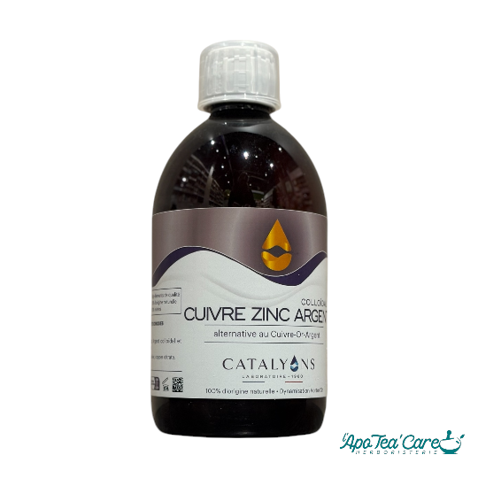Cuivre zinc argent - Catalyons - L'ApoTea'Care
