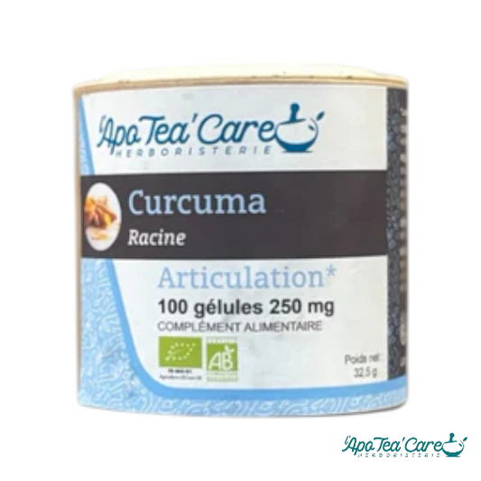 Curcuma racine 100 gélules Confort Articulaire et Musculaire