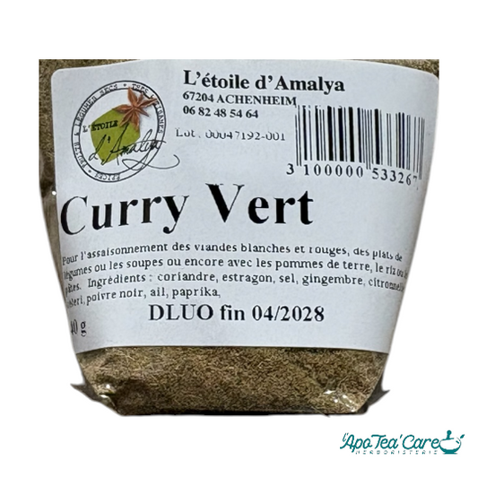 Curry Vert 40g - Mélange d'Épices Thaï Authentique