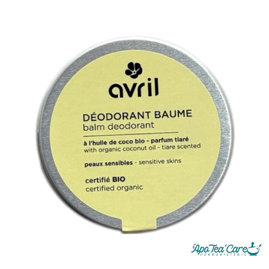 Déodorant Baume Peaux Sensibles Tiaré Avril Cosmétiques Bio