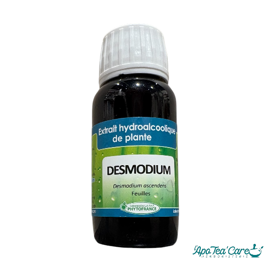 Extrait hydroalcoolique Desmodium bio 60ml PhytoFrance – Desmodium adscendens confort digestif bien-être saisonnier L'ApoTea'Care