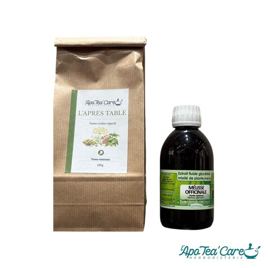 Protocole stress et Digestion par L'ApoTea'Care