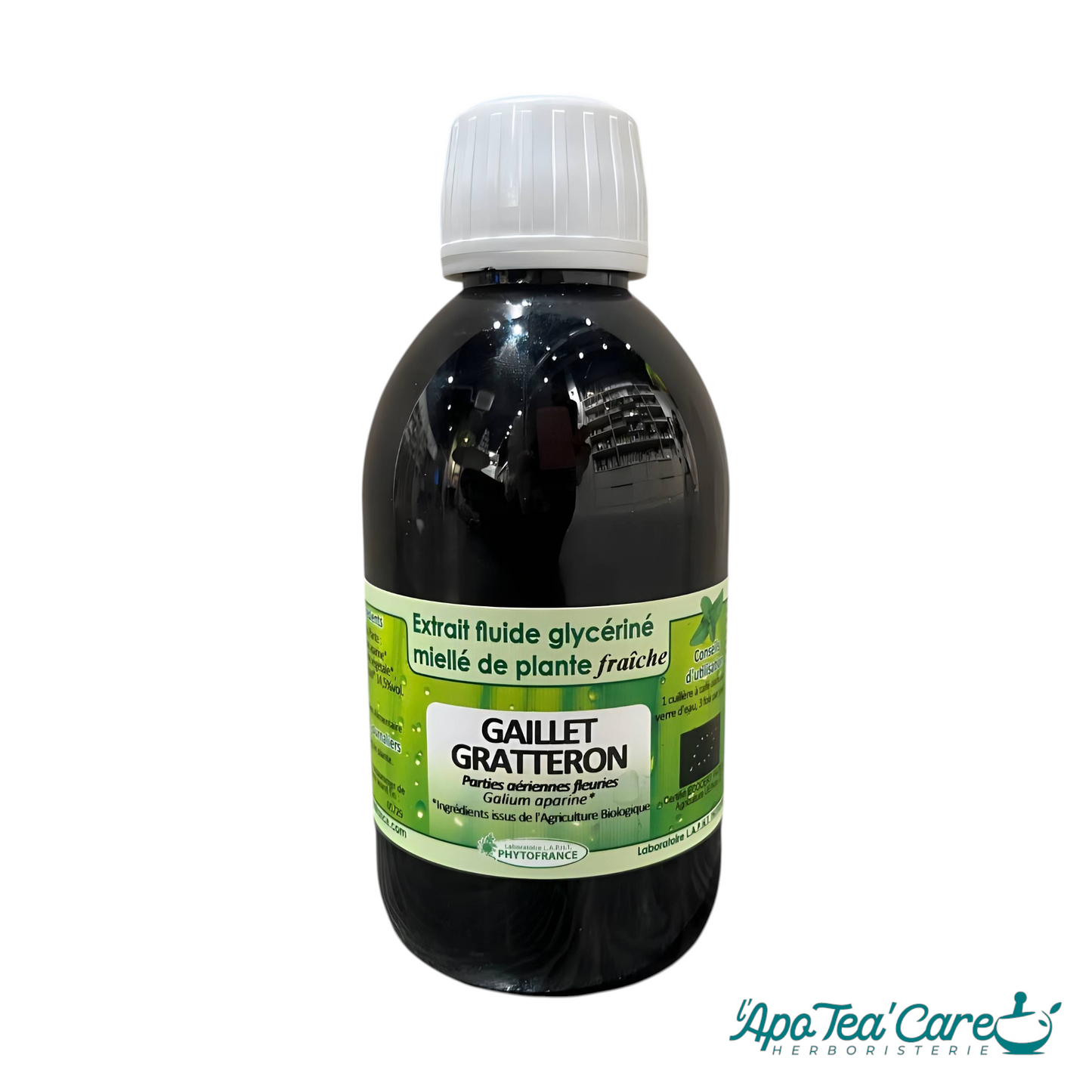 Extrait fluide glycériné Gaillet Gratteron Bio – Phytothérapie drainage et détox | L'ApoTea'Care