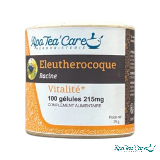 Éleuthérocoque 100 gélules Adaptogène Anti-Stress et Vitalité