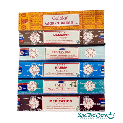 Bâtons d’encens Satya – 6 parfums au choix, 15 g
