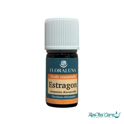 Huile essentielle d'estragon 5ml Floraluna. Stimulante, apaisante, idéale pour la digestion - L'ApoTea'Care