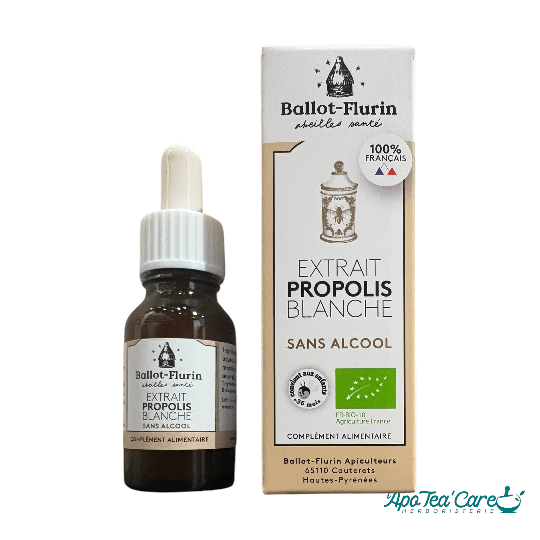 Extrait de Propolis française blanche sans alcool 15ml Bio Ballot Flurin