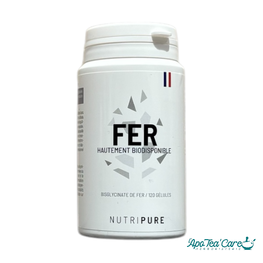 Bisglycinate de Fer 120 Gélules Nutripure - Énergie & Vitalité