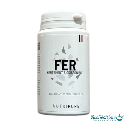 Bisglycinate de Fer 120 Gélules Nutripure - Énergie & Vitalité
