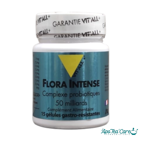 Flora Intense Complexe Probiotique - Microbiote & Digestion (15 ou 30 Gélules)