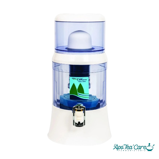 Fontaine Filtrante EVA 7L et 12L- Purificateur d'Eau Naturel Sans Électricité