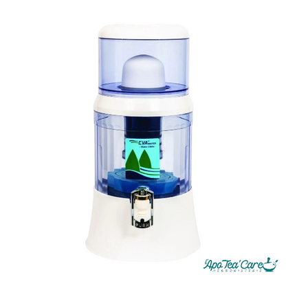 Fontaine Filtrante EVA 7L et 12L- Purificateur d'Eau Naturel Sans Électricité