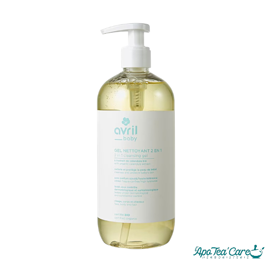 Gel nettoyant 2 en 1 bébé Avril Cosmétiques Bio