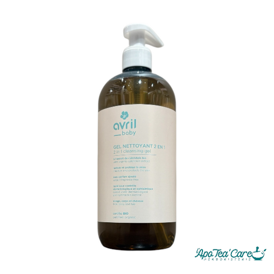 Gel nettoyant 2 en 1 bébé Avril Cosmétiques Bio
