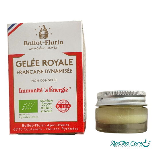 Gelée Royale bio française dynamisée 10g Ballot Flurin