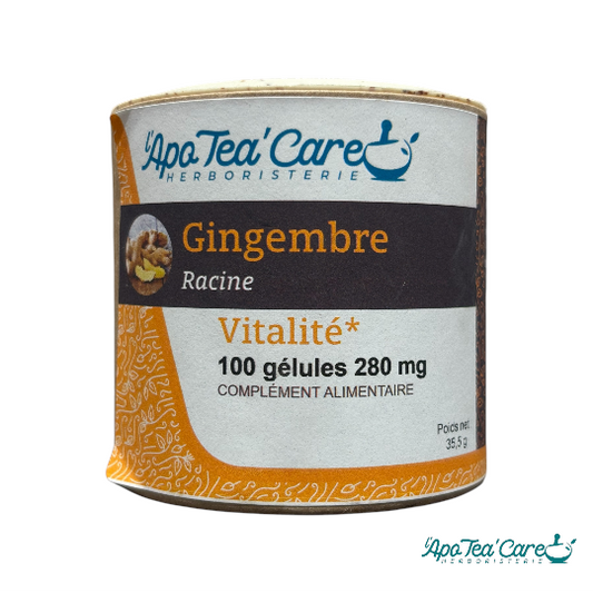 Gingembre Gris 100 gélules Confort Digestif et Vitalité