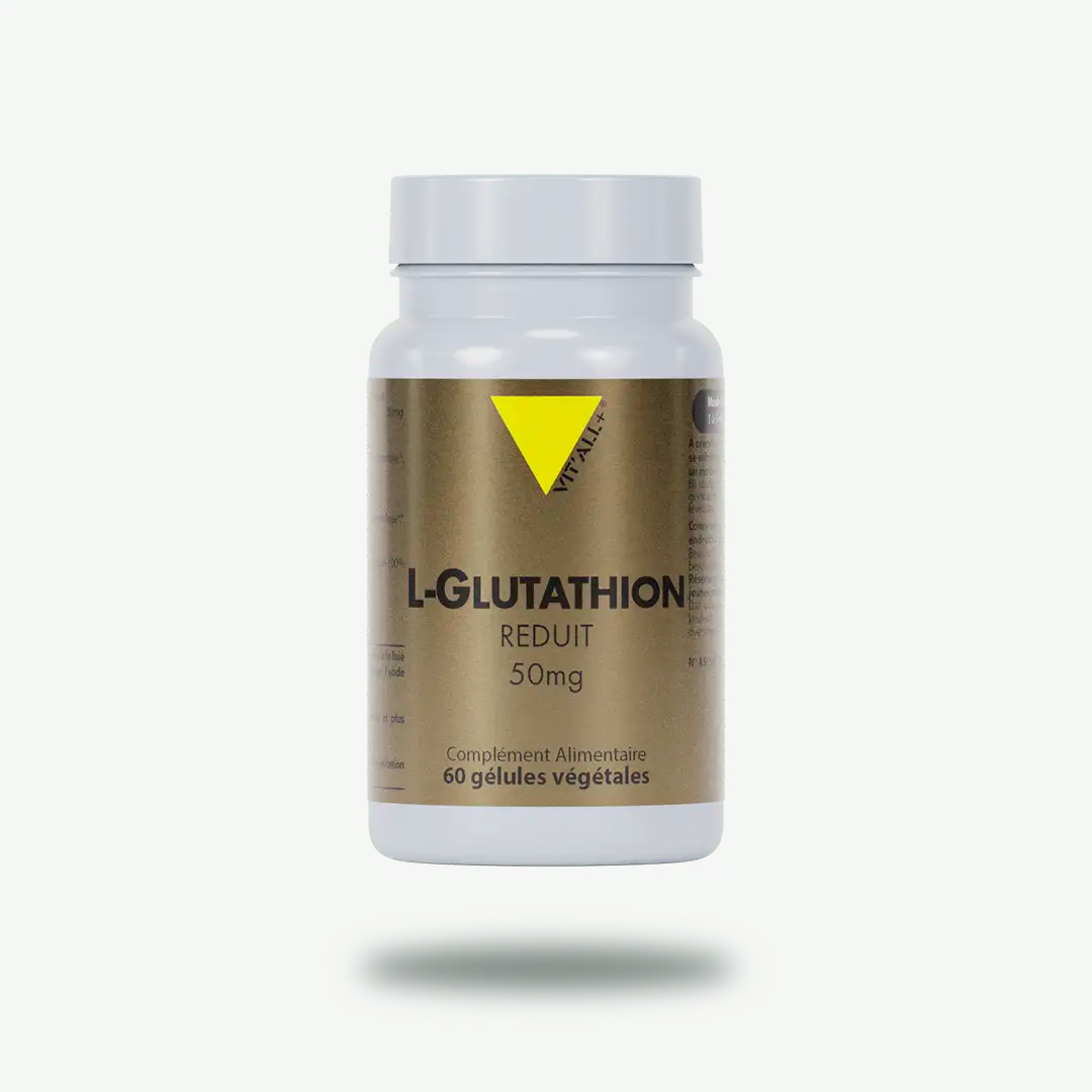 L-GLUTATHION 50mg Extrait Standardisé 60 Gélules
