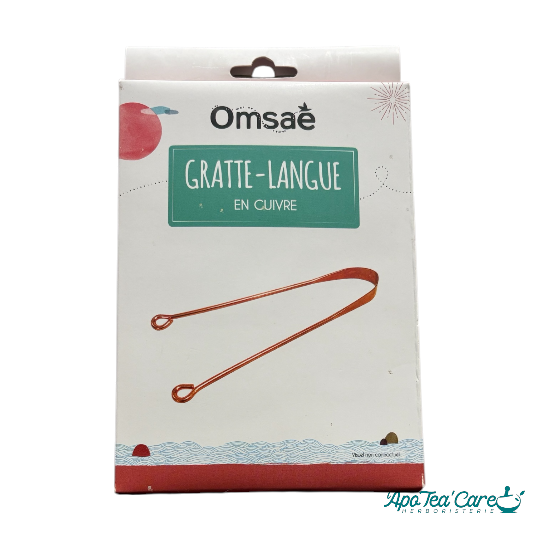 Gratte Langue en Cuivre - Hygiène Buccale Ayurvédique