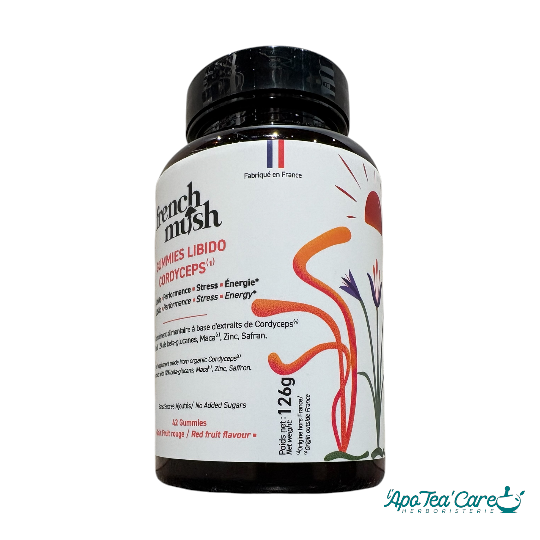 Gummies Cordyceps Libido et Vitalité - L'ApoTea'Care Herboristerie