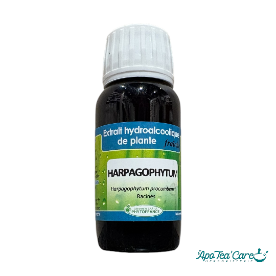 Extrait Hydro alcoolique Harpagophytum Bio 60ml - Articulations Inflammations PhytoFrance