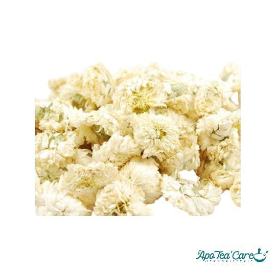 Fleurs de camomille romaine séchées Herboristerie L'ApoTea'Care pour infusion relaxante et confort digestif