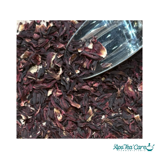 Hibiscus Karkadé fleurs entières en vrac – Détox & Vitalité – L'ApoTea'Care