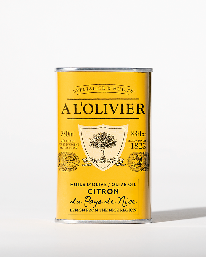 Huile d'olive Aromatique au Citron du pays de Nice
