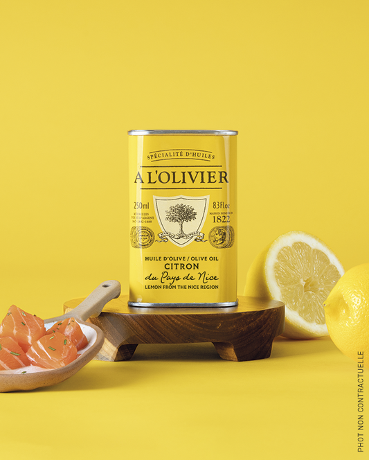 Huile d'olive Aromatique au Citron du pays de Nice