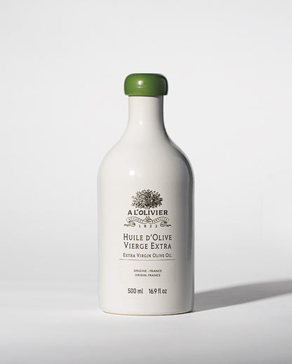 Huile d'olive Vierge Extra de France en Grès Fruité Vert