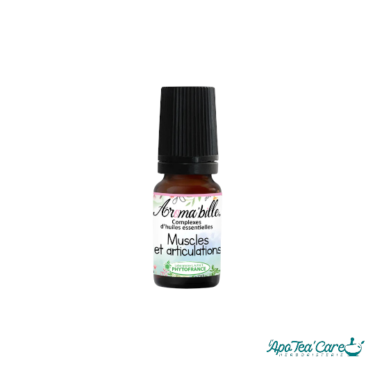 Huile Essentielle Muscles Sensibles Douleurs Stop Aromabille 10ml