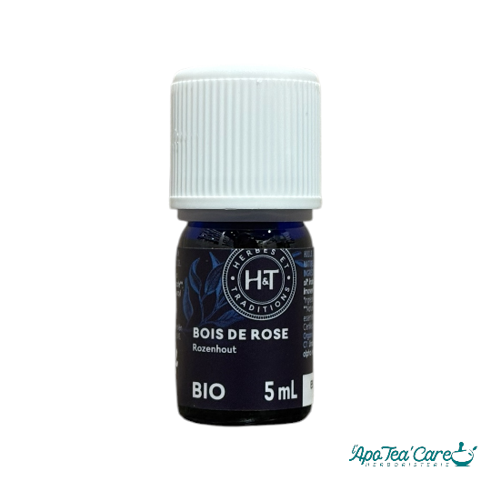 Huile essentielle Bois de Rose bio 10ml Herbes et Traditions – régénérante et cicatrisante – L'ApoTea'Care