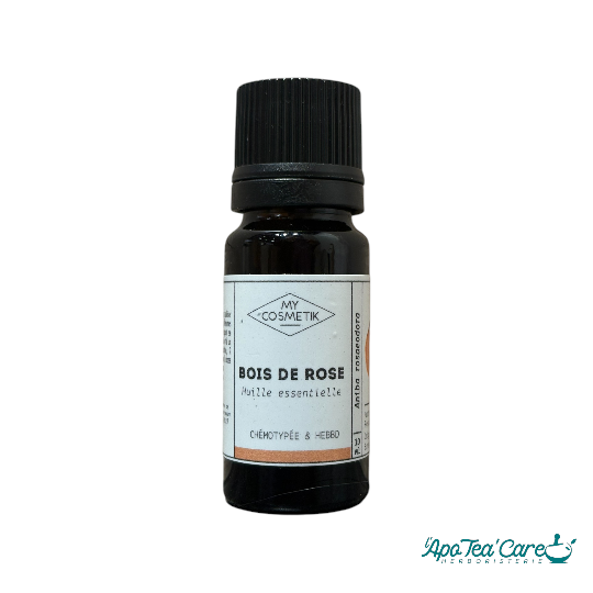 Huile essentielle de Bois de Rose 10ml My Cosmetik – régénérante et apaisante – L'ApoTea'Care