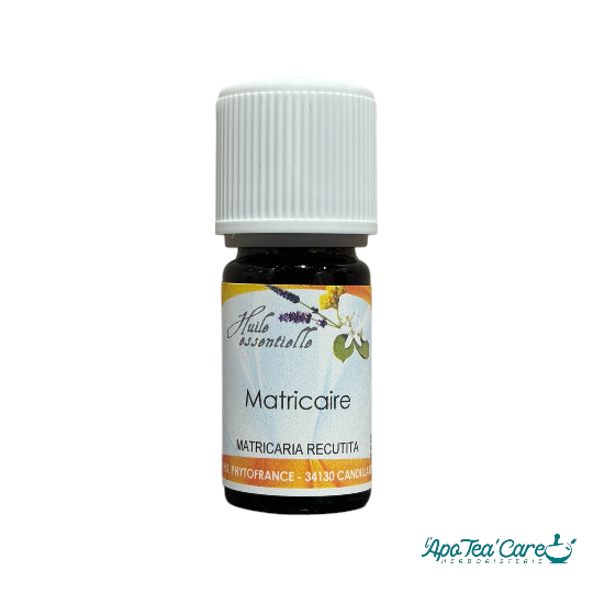 huile essentielle Camomile Matricaire Phytofrance apaisante et soulage les allergies -L'ApoTea'Care