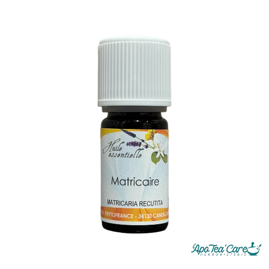 huile essentielle Camomile Matricaire Phytofrance apaisante et soulage les allergies -L'ApoTea'Care