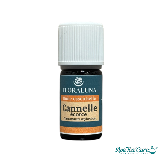 Huile essentielle Cannelle Écorce 5ml Floraluna – tonique et soutien immunitaire – L'ApoTea'Care