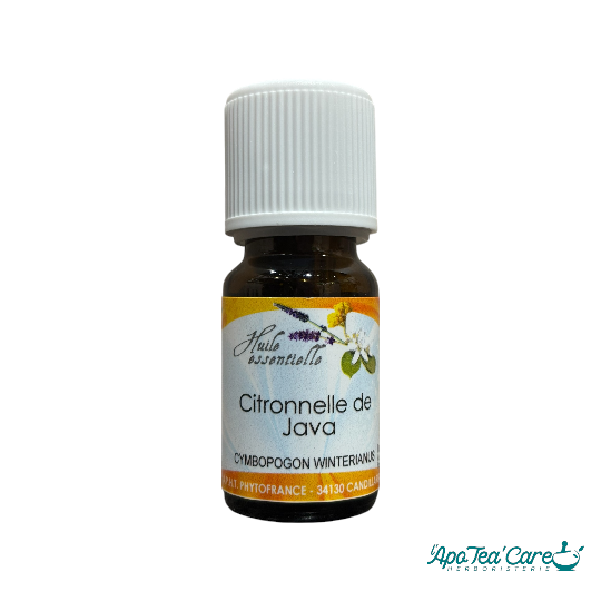 Huile essentielle de citronnelle de Java pure 10ml Phytofrance