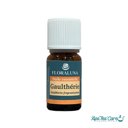 Huile essentielle de gaulthérie bio 10ml Floraluna. Soulage douleurs musculaires et articulaires - L'ApoTea'Care