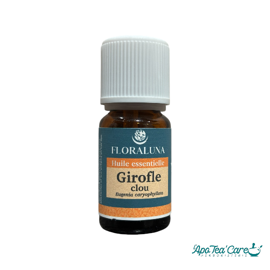 Huile Essentielle Girofle Clou 10ml – Fortifiante & Dentaire Floraluna - L'ApoTea'Care
