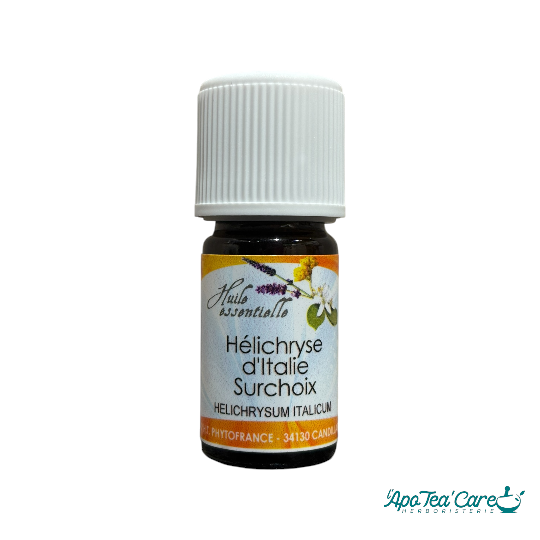 Huile essentielle d'hélichryse italienne pure 2ml Phytofrance. Régénérante, apaisante L'ApoTea'Care