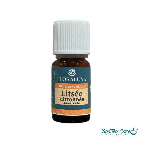 Huile essentielle de litsée citronnée bio 10ml Floraluna. Fraîcheur citronnée et florale, idéale en cuisine et diffusion - L'ApoTea'Care
