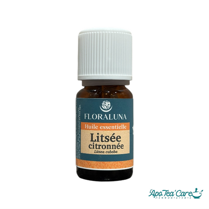 Huile essentielle de litsée citronnée bio 10ml Floraluna. Fraîcheur citronnée et florale, idéale en cuisine et diffusion - L'ApoTea'Care