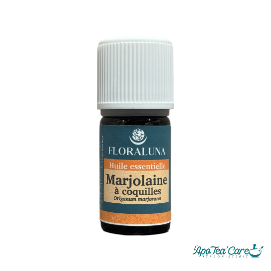 Huile essentielle de marjolaine à coquilles 5ml Floraluna. Apaise crampes - L'ApoTea'Care